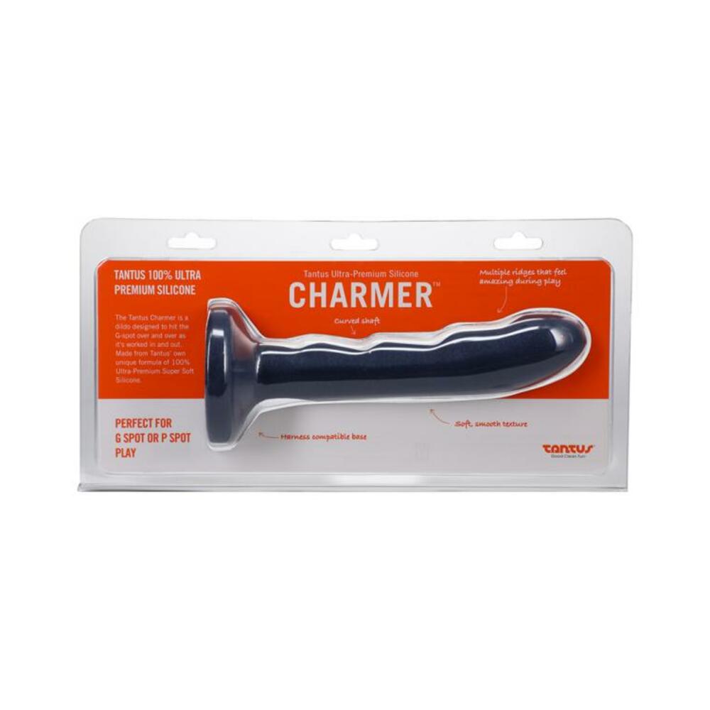 Tantus Charmer 8 In. G-spot Dildo Sapphire