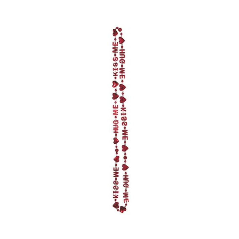 Valentines Hug Me, Kiss Me Beads Of Expression - Red