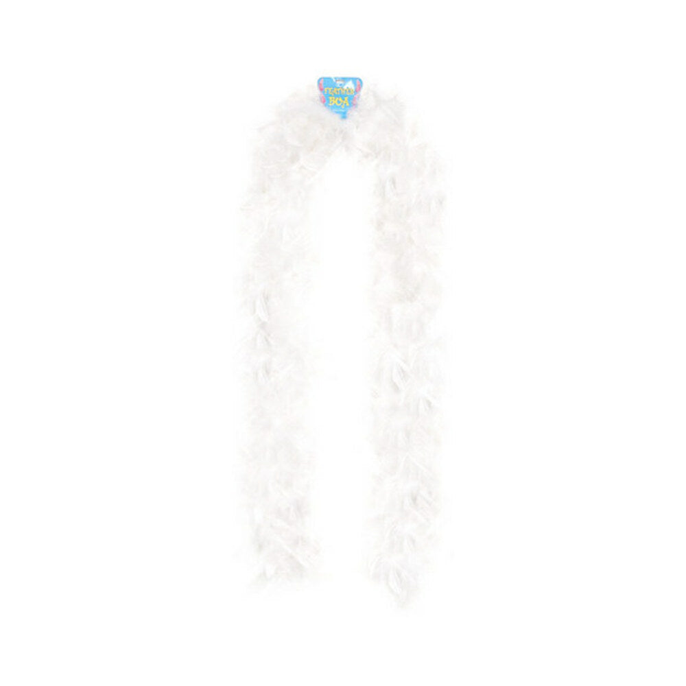 Feather boa 72in - white