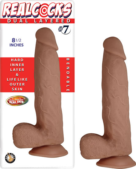Realcocks Dual Layered #7 8.5in Brown