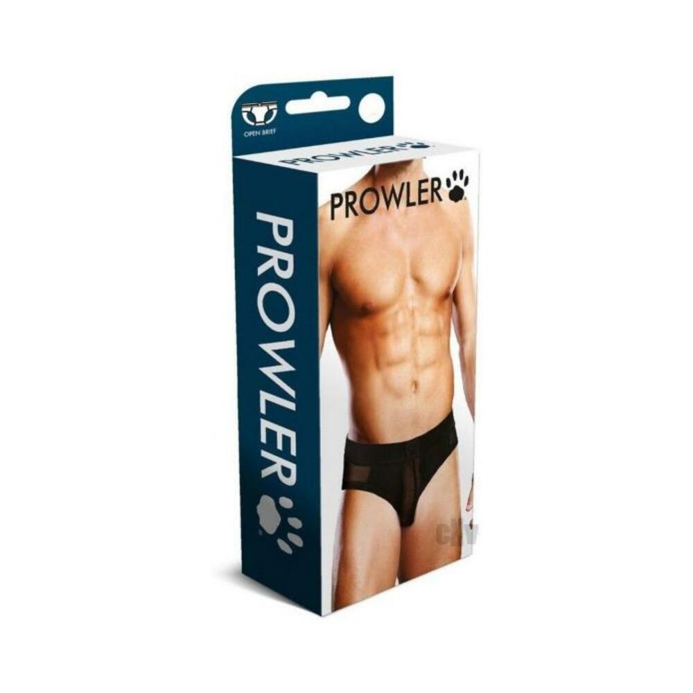 Prowler Black Mesh Open Brief Xxl