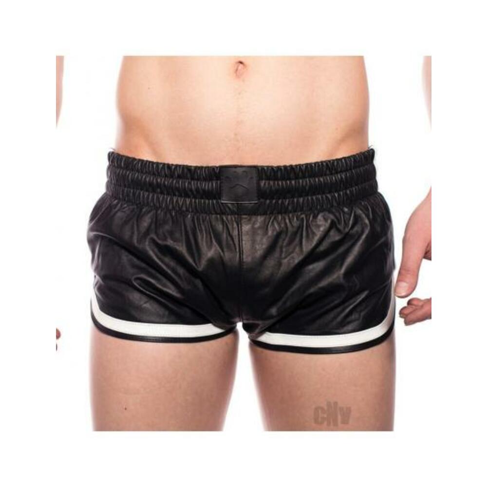 Prowler Red Leather Sport Shorts Whtxxxl