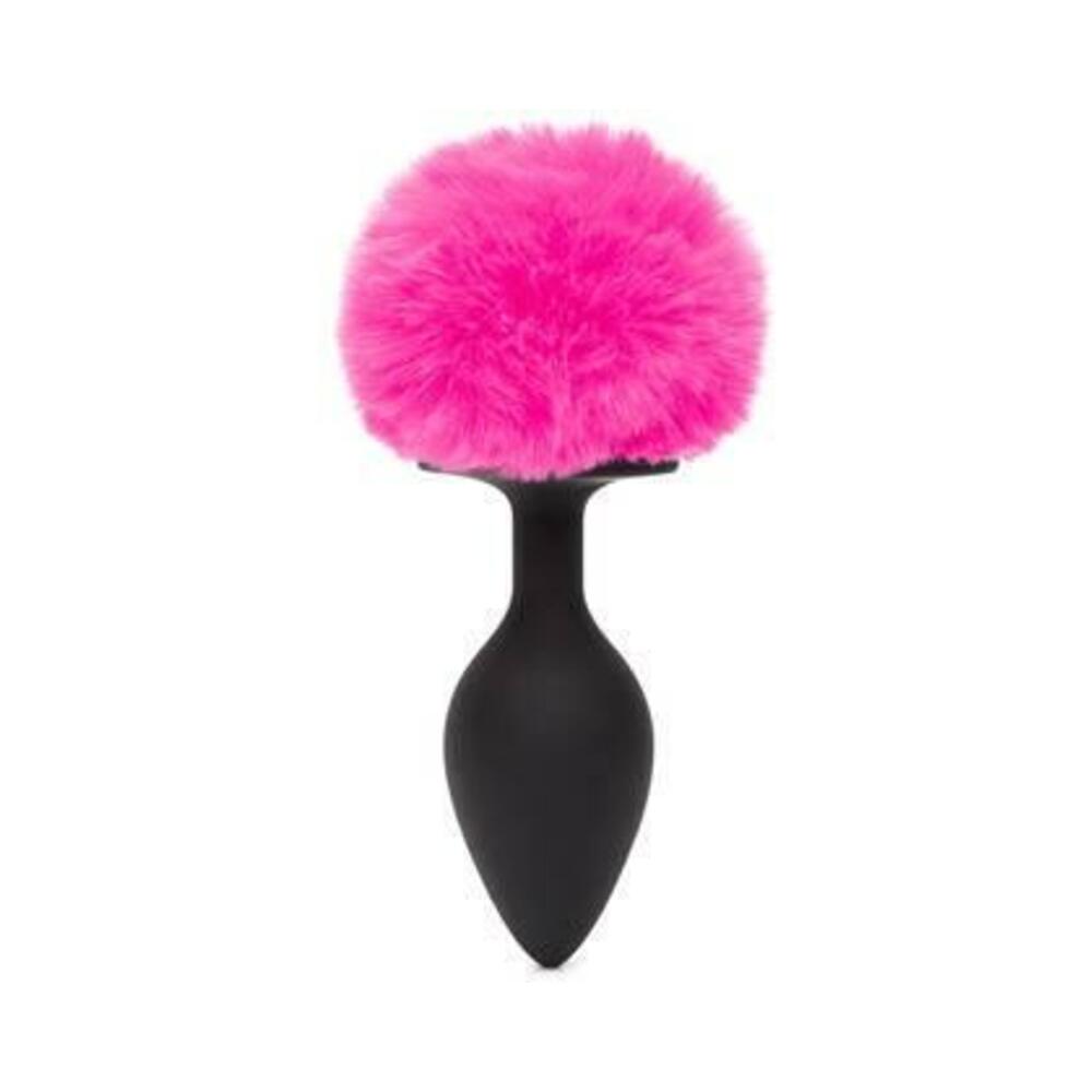 Happy Rabbit Non-vibrating Butt Plug Large Black/pink