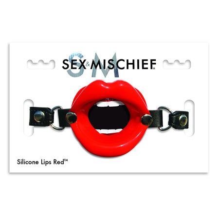 Sex & Mischief Silicone Lips - Red