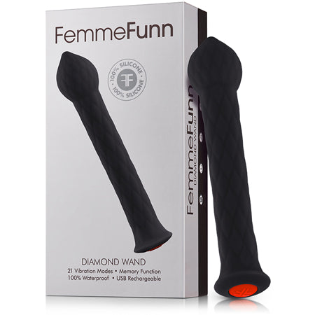 Femme Funn Diamond Wand - Black