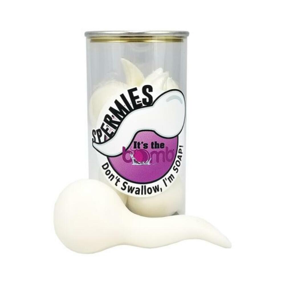 It's The Bomb Spermies Soap White