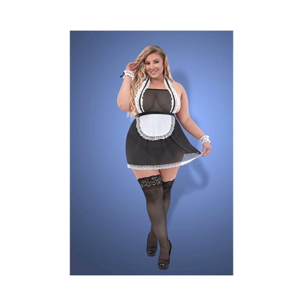 Magic Silk Dress Up Dirty Duster Black Queen Size
