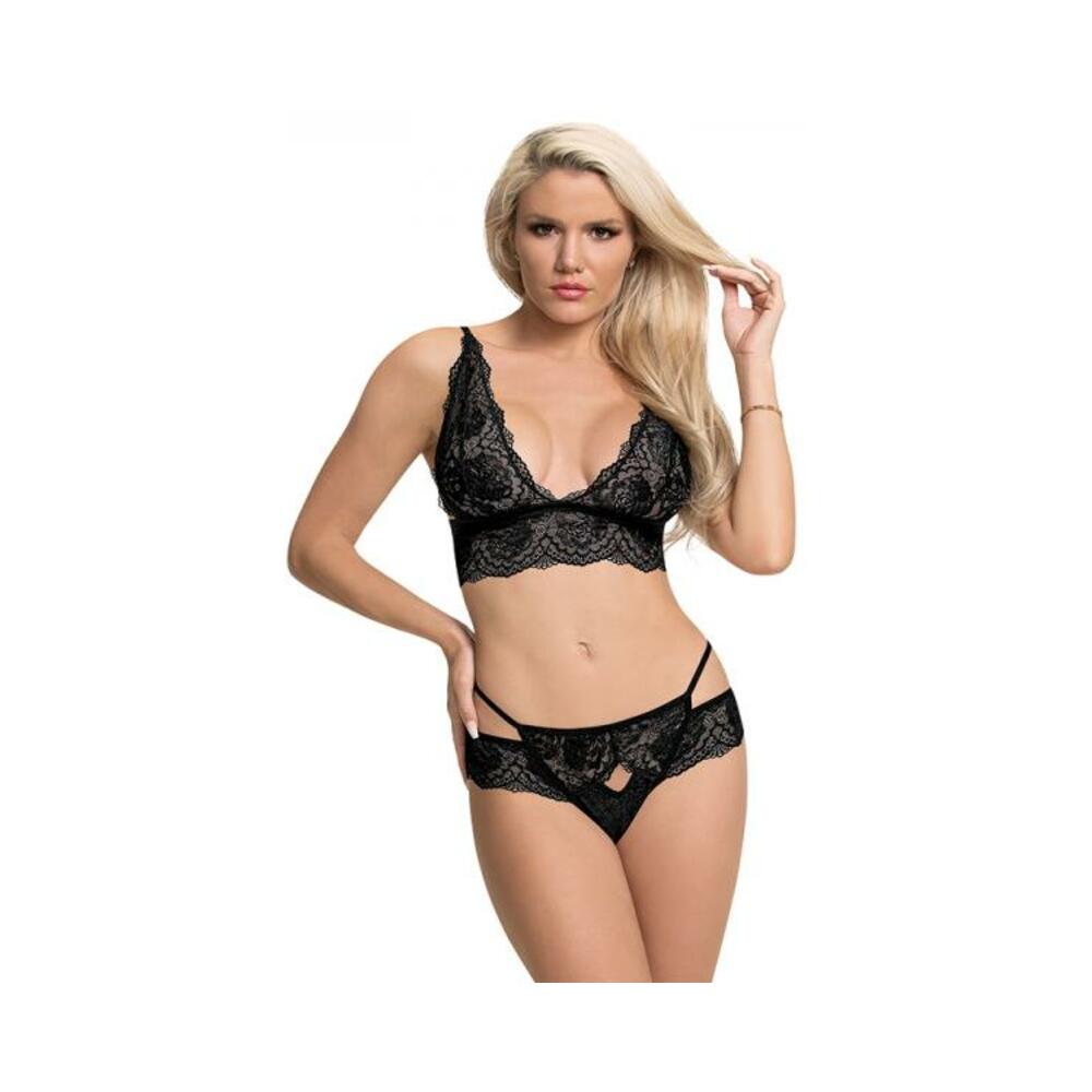 Magic Silk Sugar & Spice Bra & Panty Set Black Queen