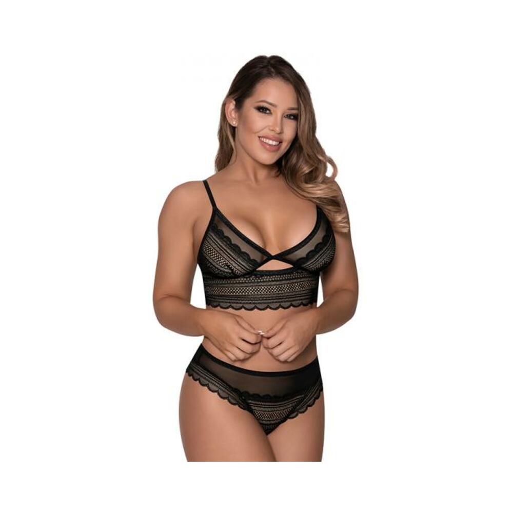 Magic Silk Modern Romance Braltt & Hipstrer Black S/m