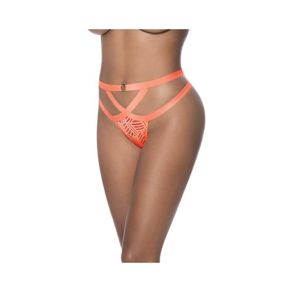 Magic Silk Rude Awakening Cheeky Panty Neon Orange L/xl