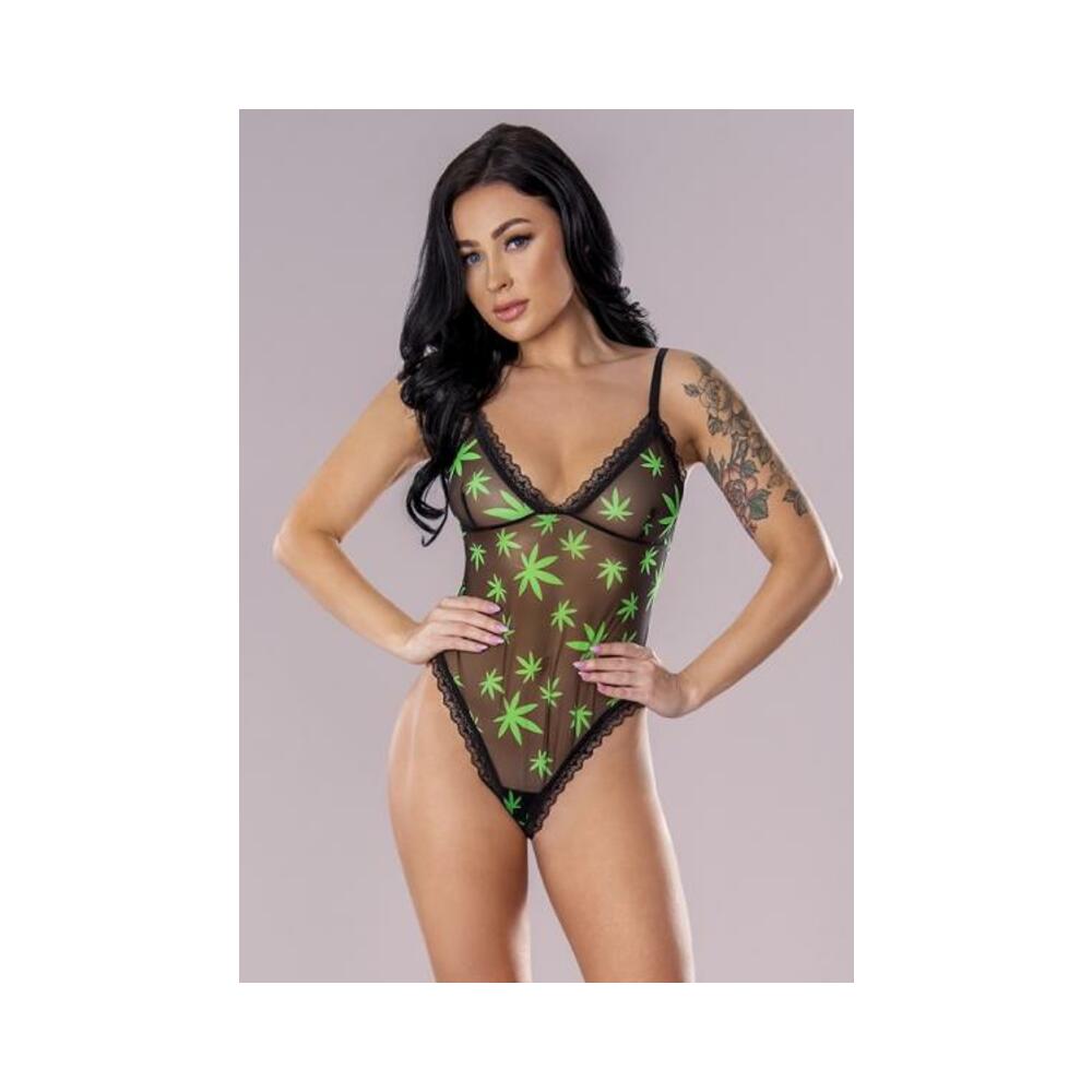 Hazy Dayz Teddy Pot Leaf L/xl