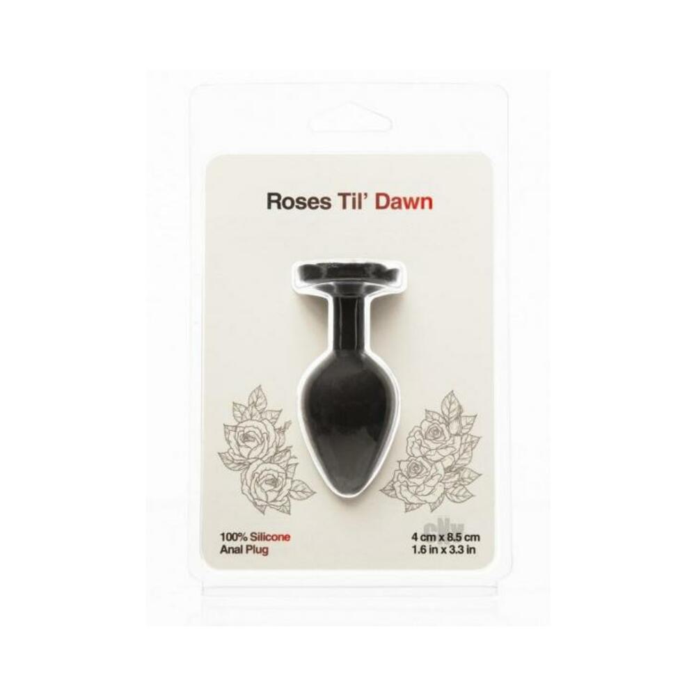 Roses Til Dawn Silicone Anal Plug Medium