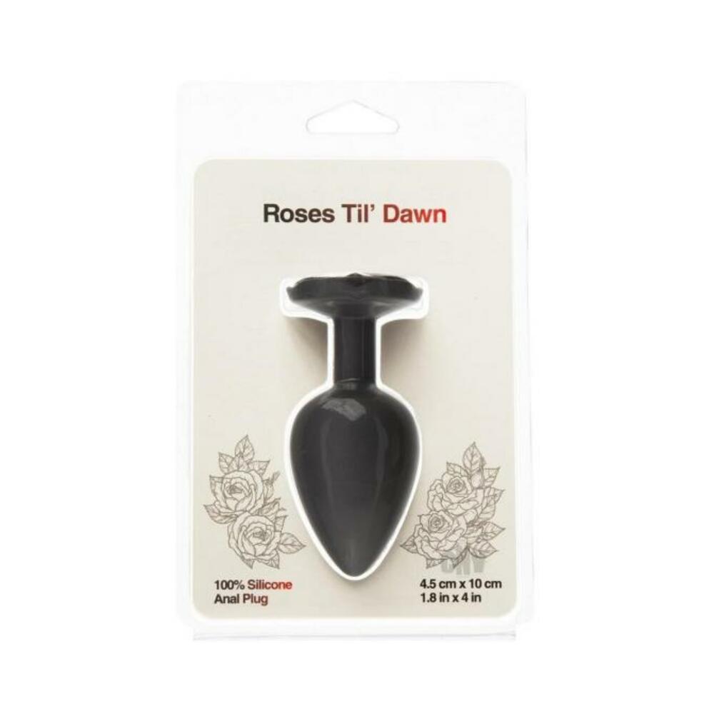 Roses Til Dawn Silicone Anal Plug Large