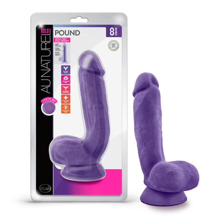 Au Naturel Bold Pound Dildo 8.5 Purp