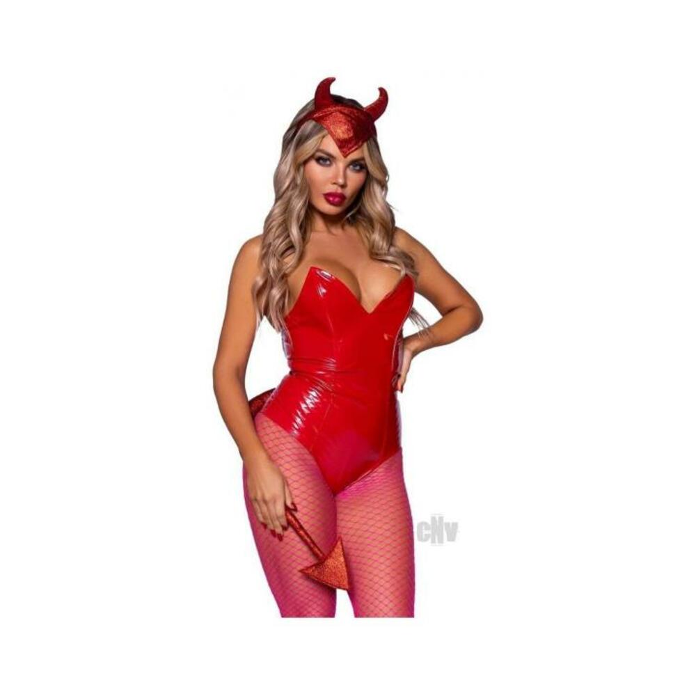 Glitter Devil Kit 2pc Os Red