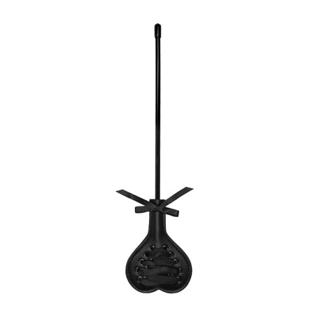Ouch! Crop Heart Black With Black Lace S