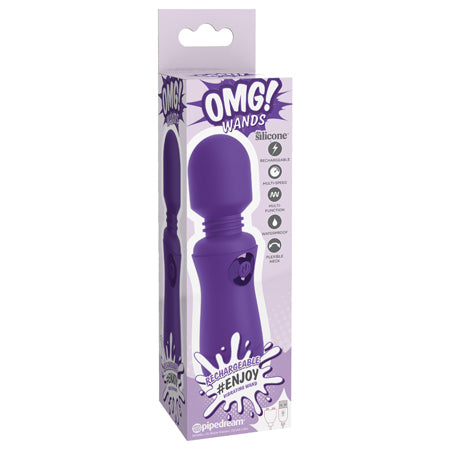 Omg Wands Enjoy Recharge Vibe Wand Purpl