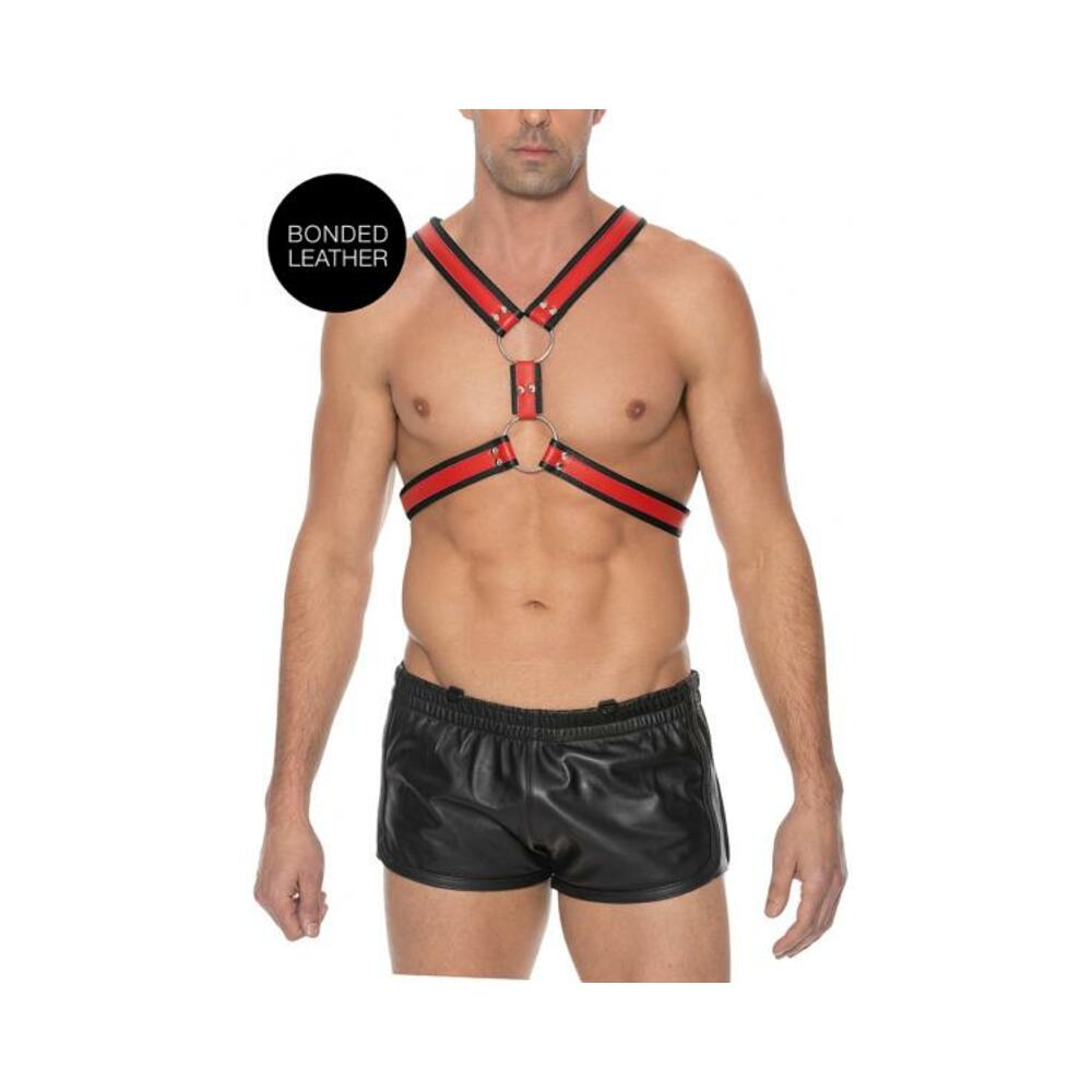 Ouch Harness Men Scott Red S/M