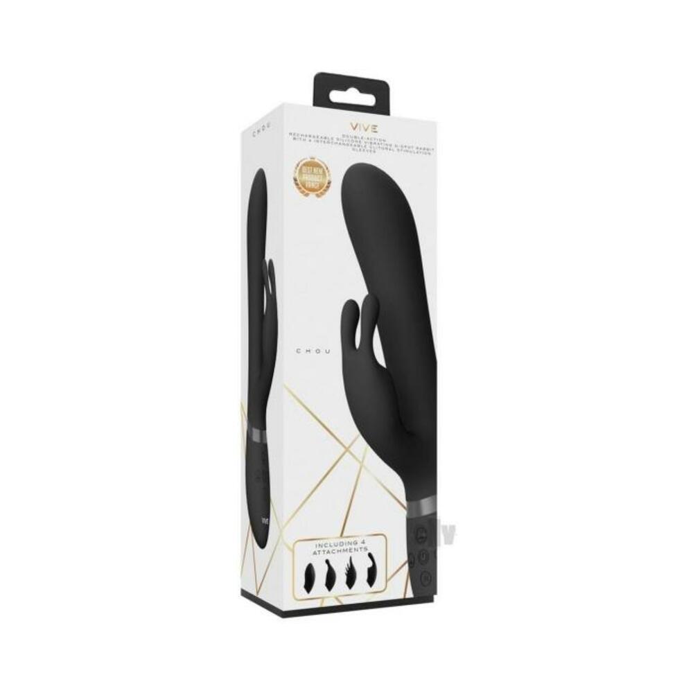 Vive Chou Rabbit Clitoral Stim Black