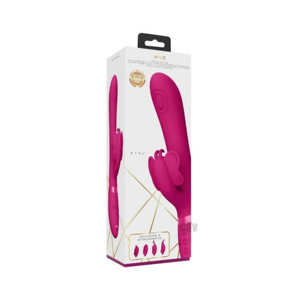 Vive Etsu Pulse Wave Gspot Rabbit Pink