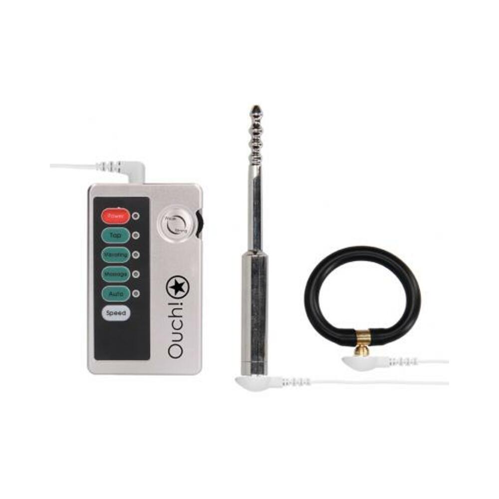 E-stim Urethral Sounding Set Small Silver