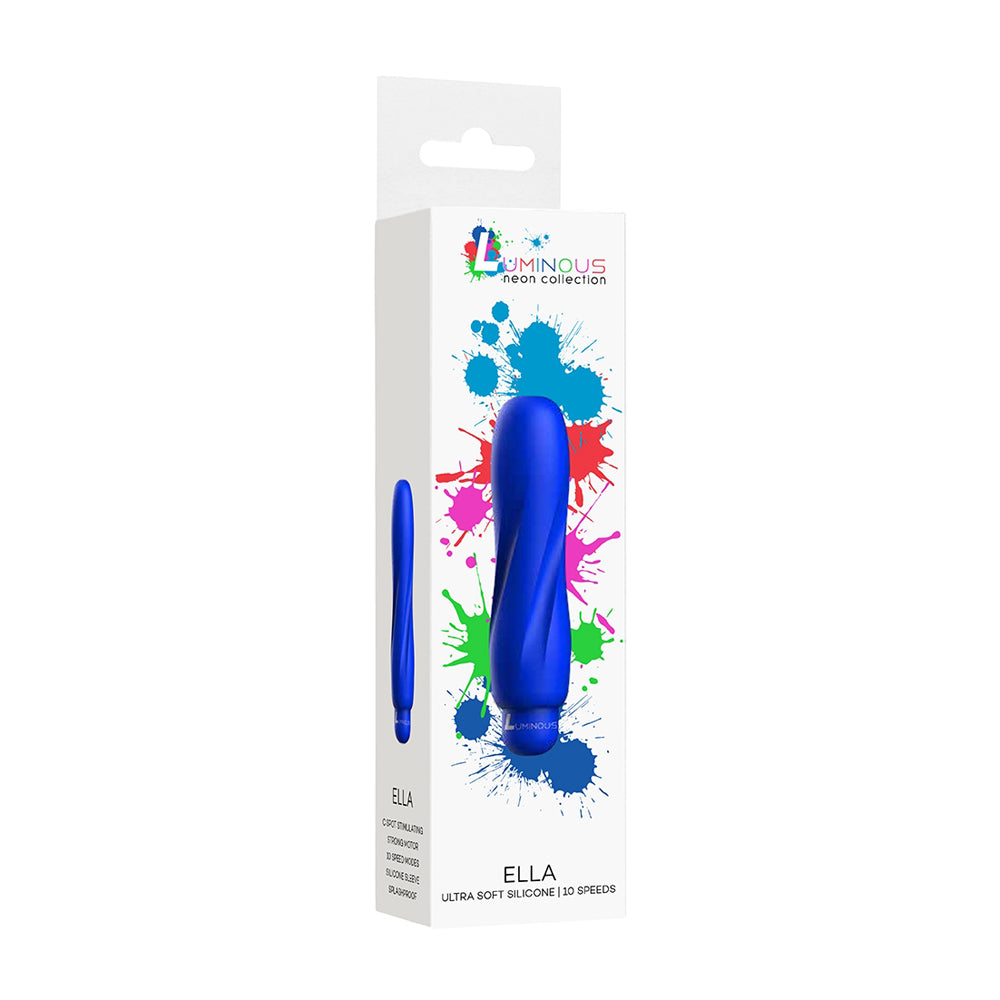 Luminous Ella Abs Bullet With Silicone Sleeve 10-Speeds Royal Blue