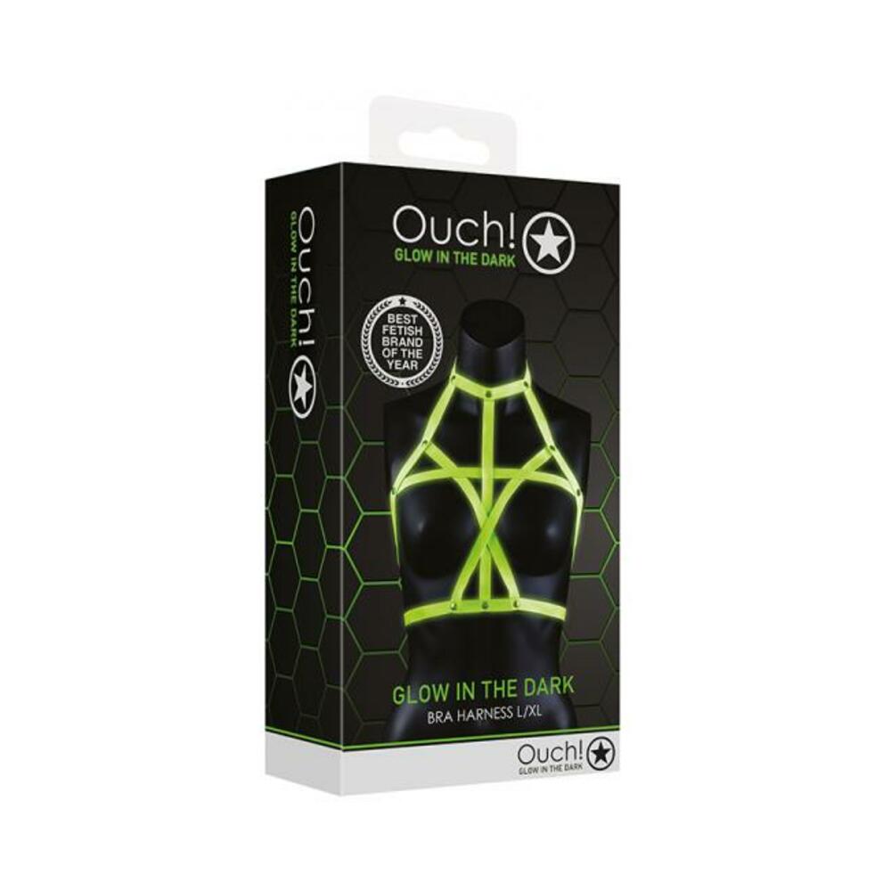 Ouch Bra Harness Gitd S/m