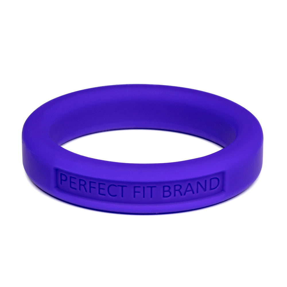 Classic 1.75 (44 mm) Silicone Med. Stretch Penis Ring Purple