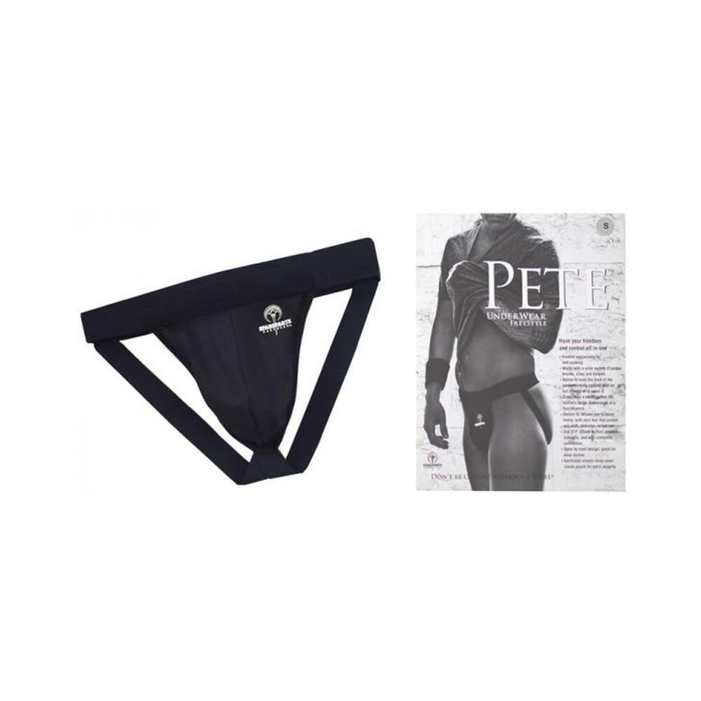 Spareparts Pete Freestyle Nylon Packing Jock Black Size L