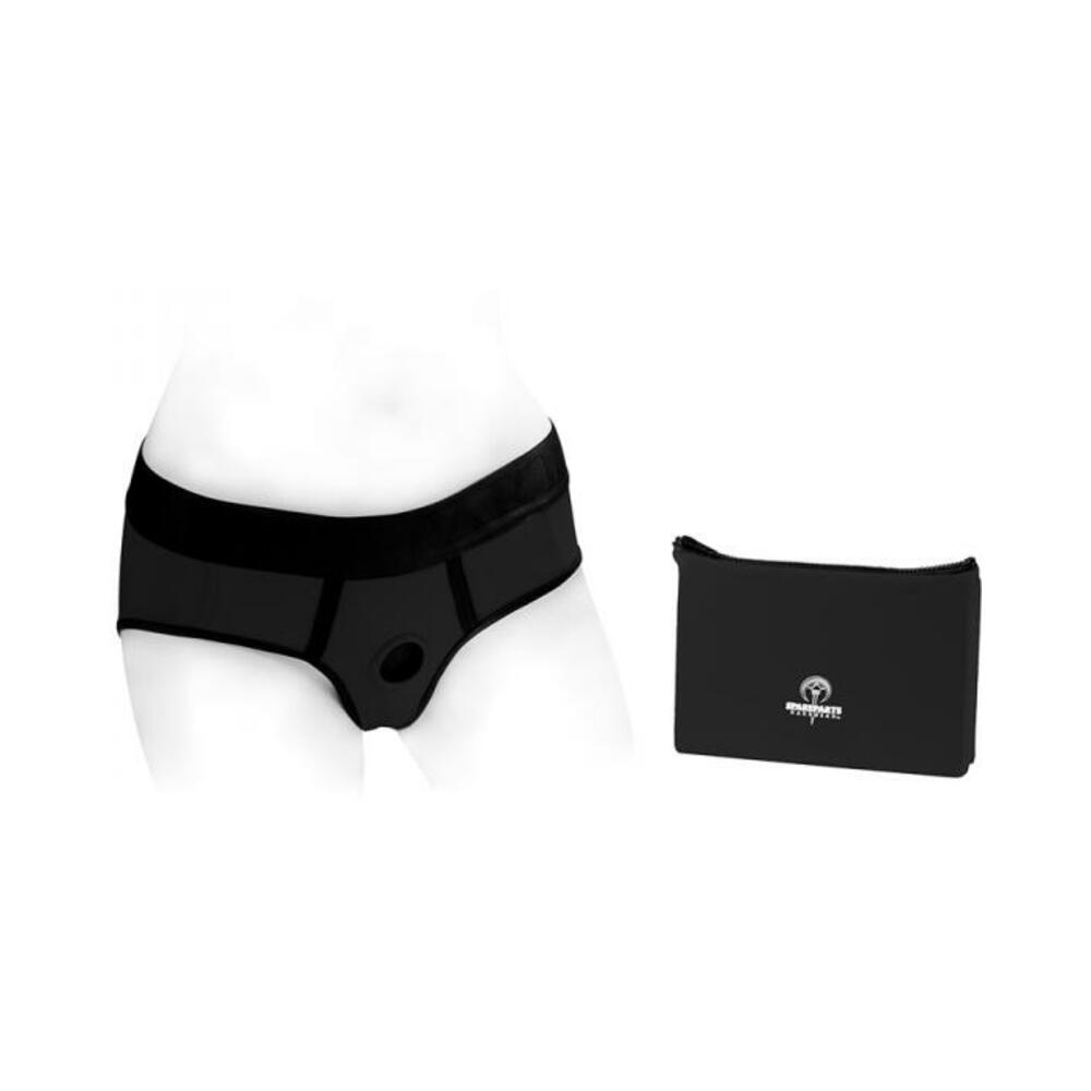 Spareparts Tomboi Nylon Briefs Harness Black Size Xl