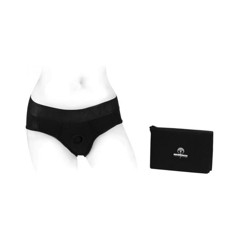 Spareparts Tomboi Rayon Briefs Harness Black Size 5xl
