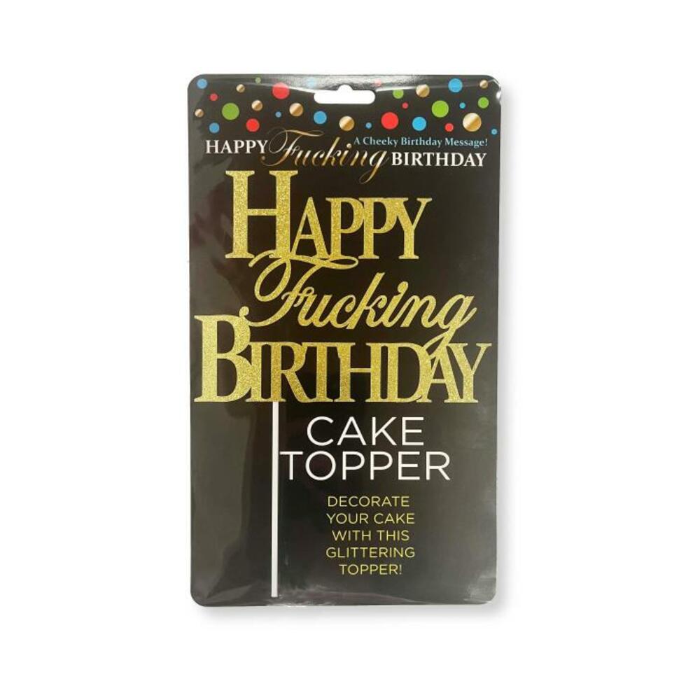 Happy F'ing Birthday Cake Topper