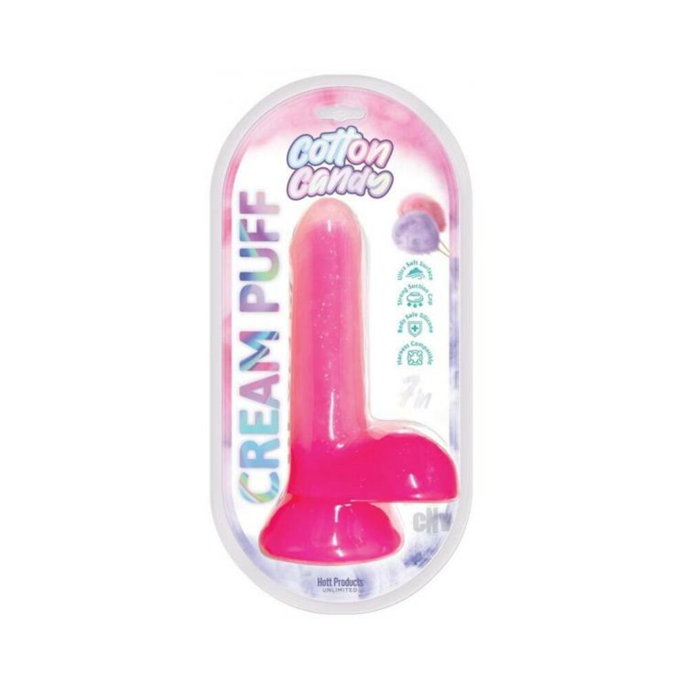 Cotton Candy Cream Puff 6 Pink