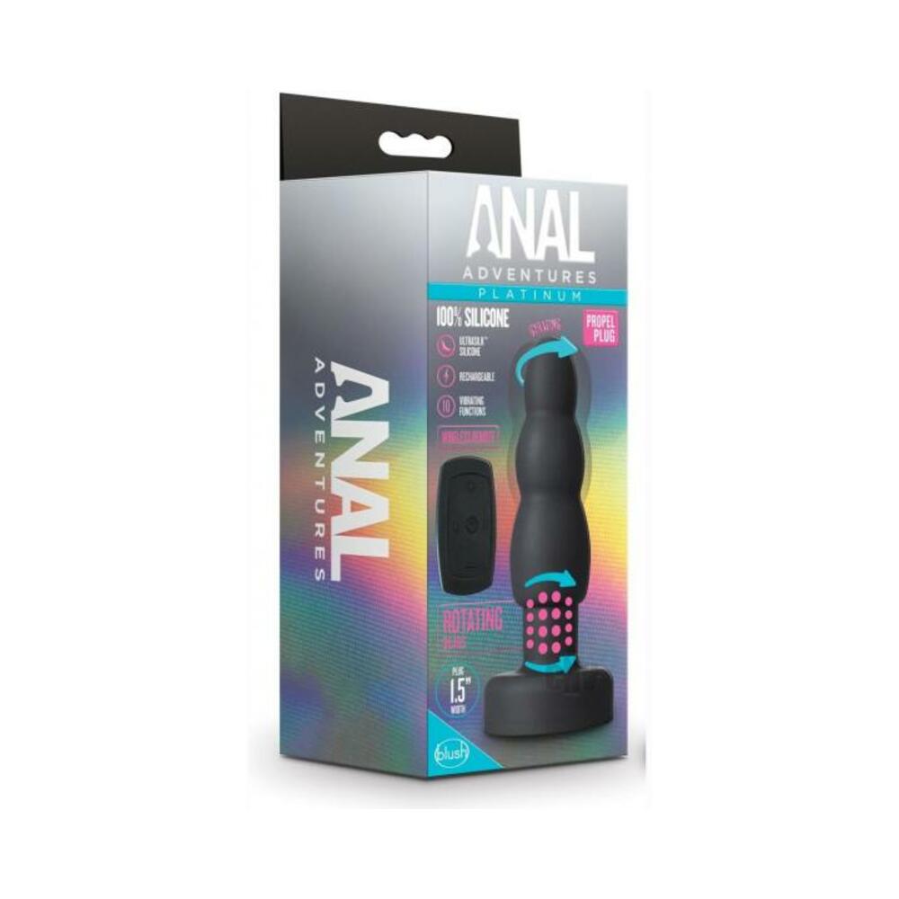 Anal Adventures Platinum - Propel Plug - Black