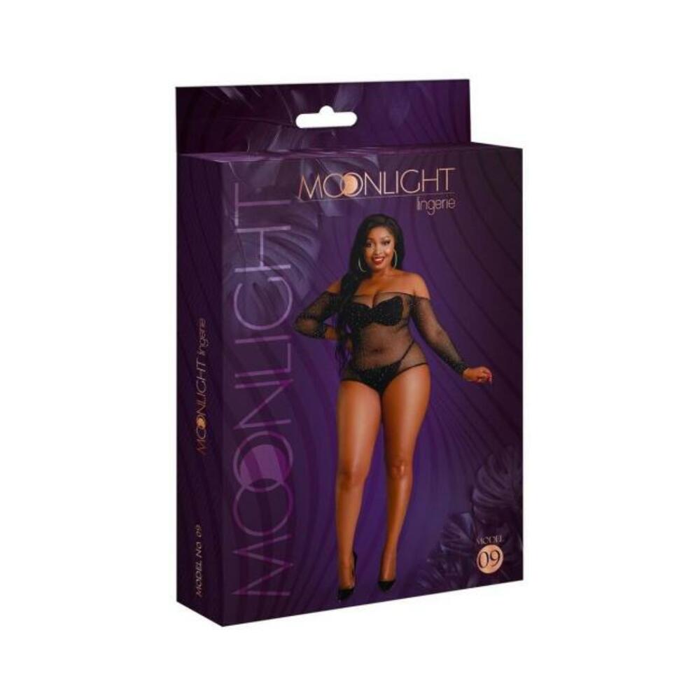 Moonlight Plus Model 09 Bodystock Black