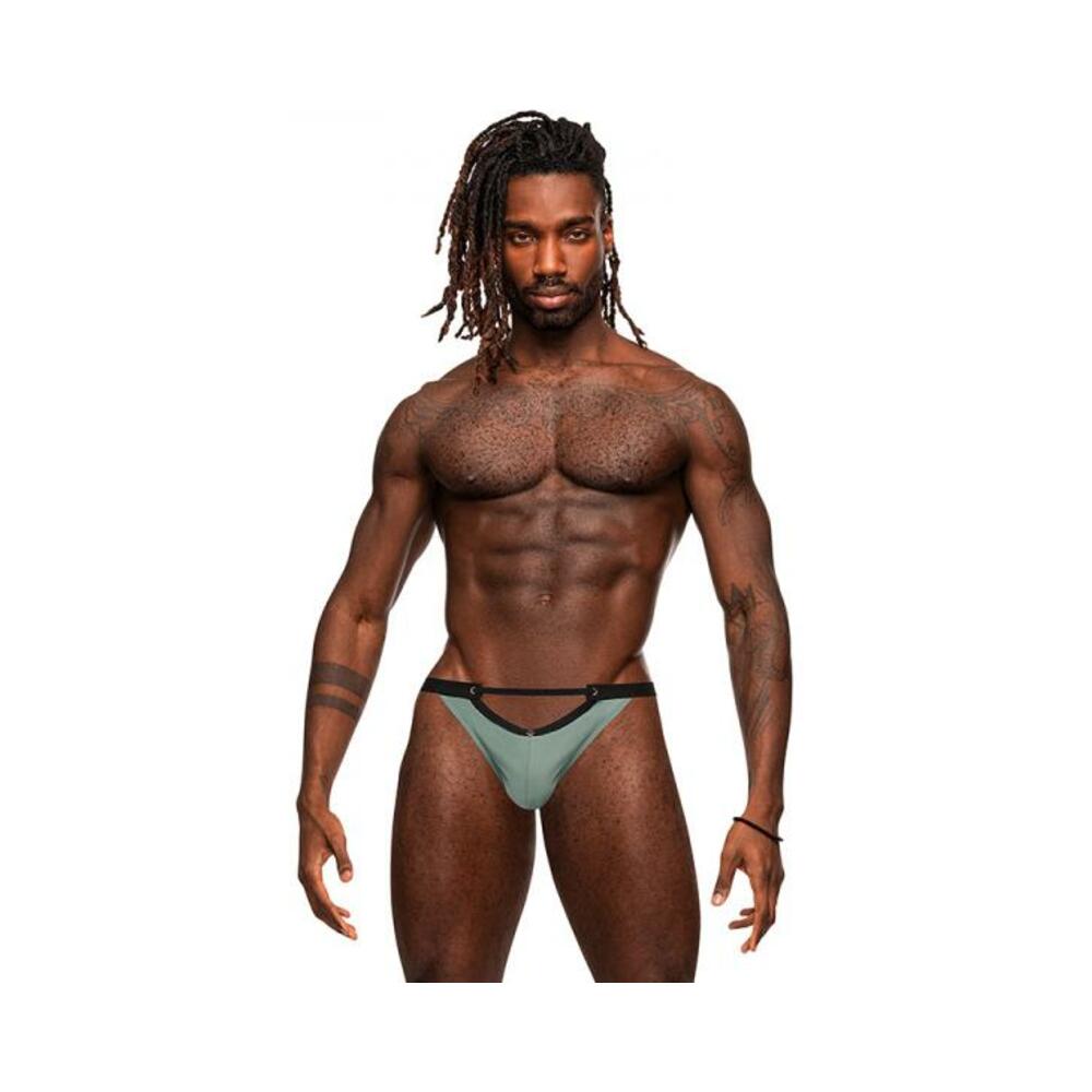 Male Power Magnificence Micro V Thong Jade L/xl