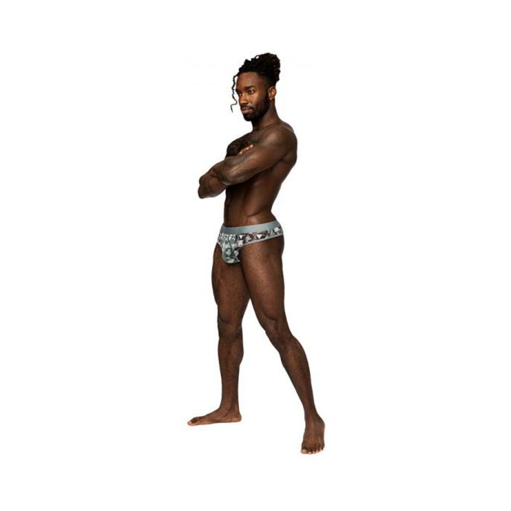 Male Power Sheer Prints Sheer Thong Optical S/m