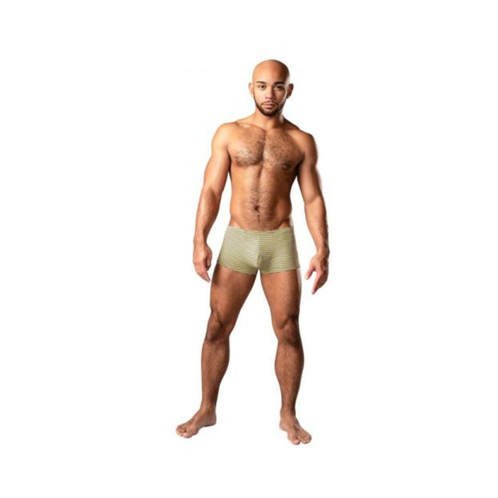 Male Power Cabana Banana Mini Short Yellow/grey M