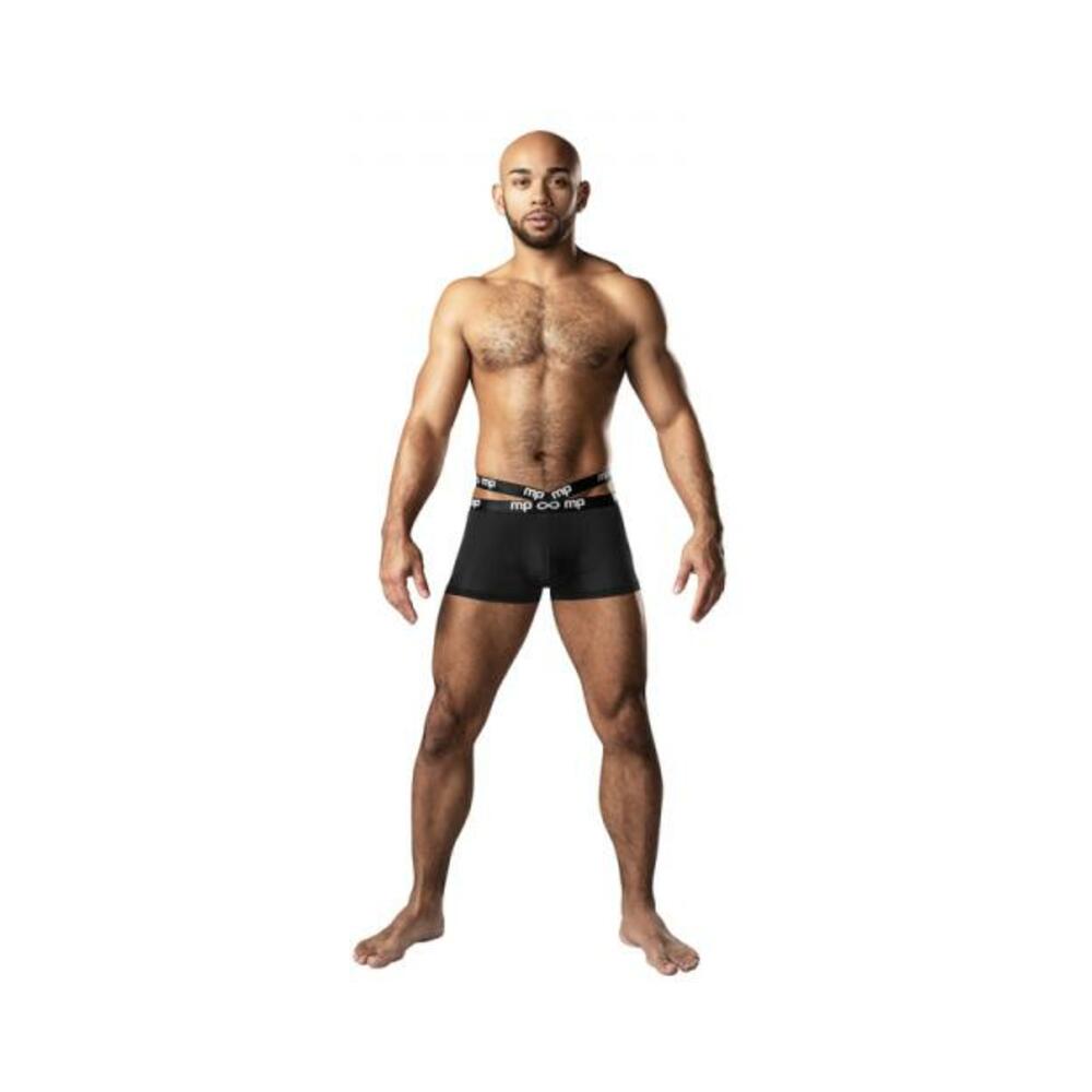 Male Power Infinite Comfort Amplifying Strappy Pouch Short Black M