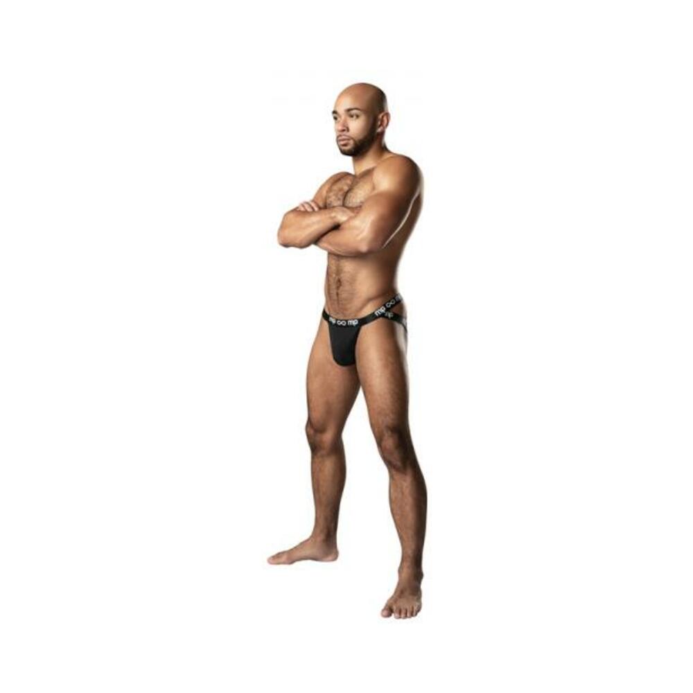 Male Power Infinite Comfort Amplifying Strappy Jock Black L/xl