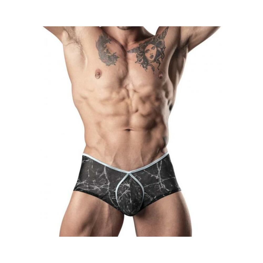Marble Mesh Mini Short Black Small