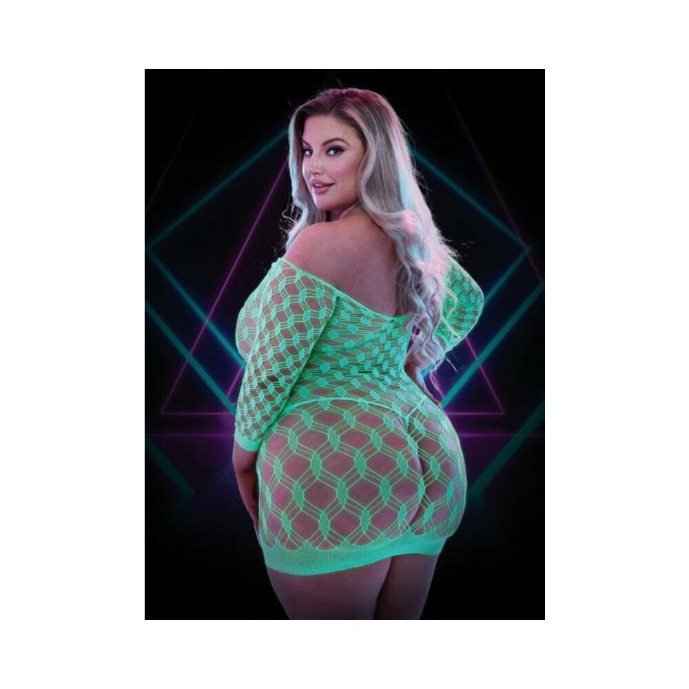 Lapdance Glow In The Dark Mini Dress Q/s