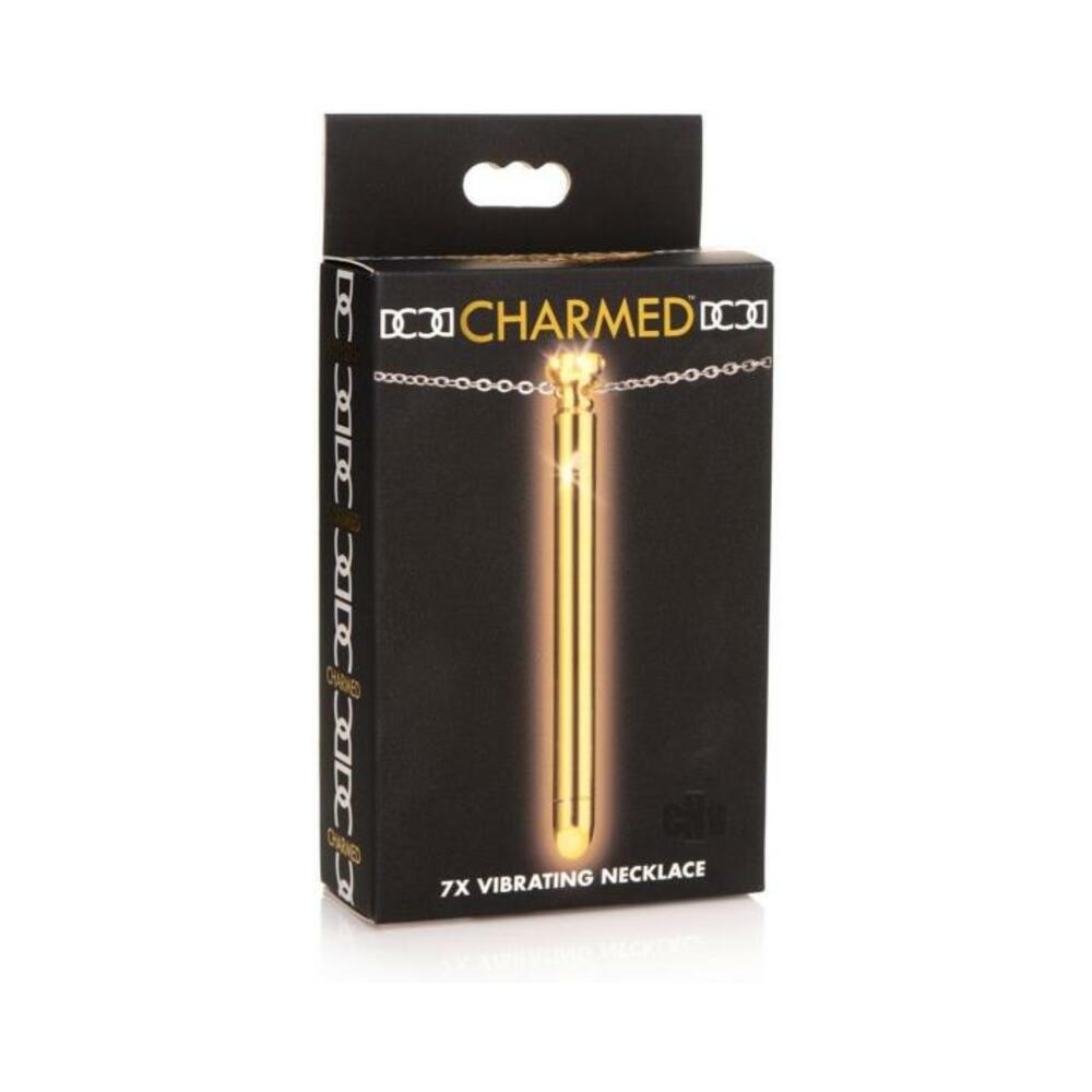 Charmed 7x Vibrating Necklace Gold