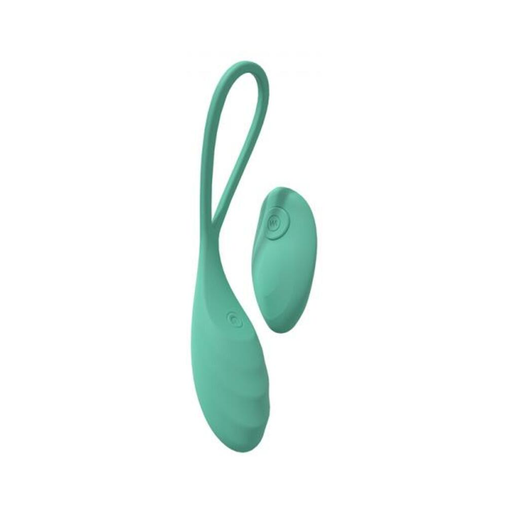 Loveline Passion 10 Speed Remote Control Egg Sealed Silicone Rechargeable Submersible Green
