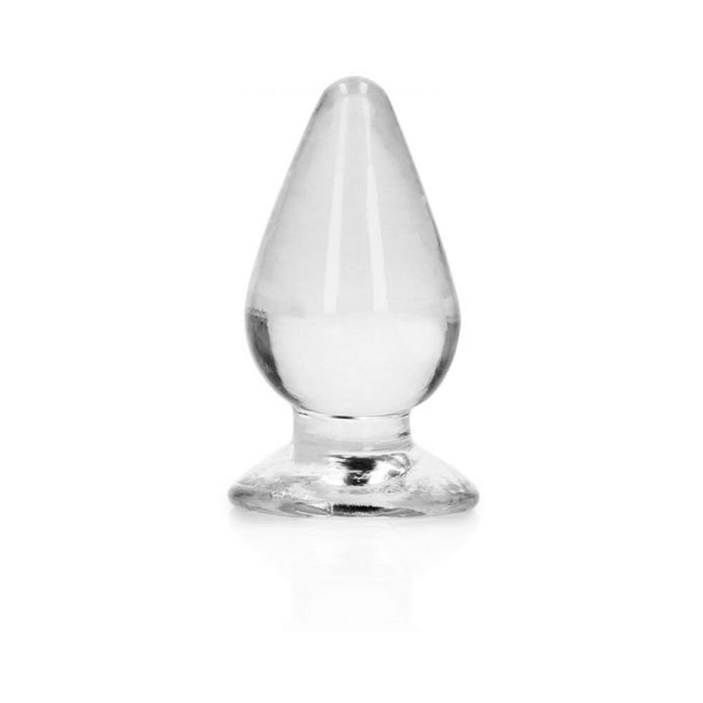 Realrock Crystal Clear 4.5 In. Anal Plug Clear