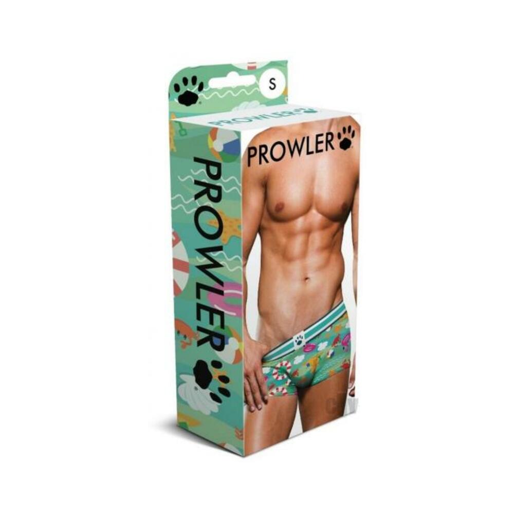 Prowler Beach Trunk Lg Aqua