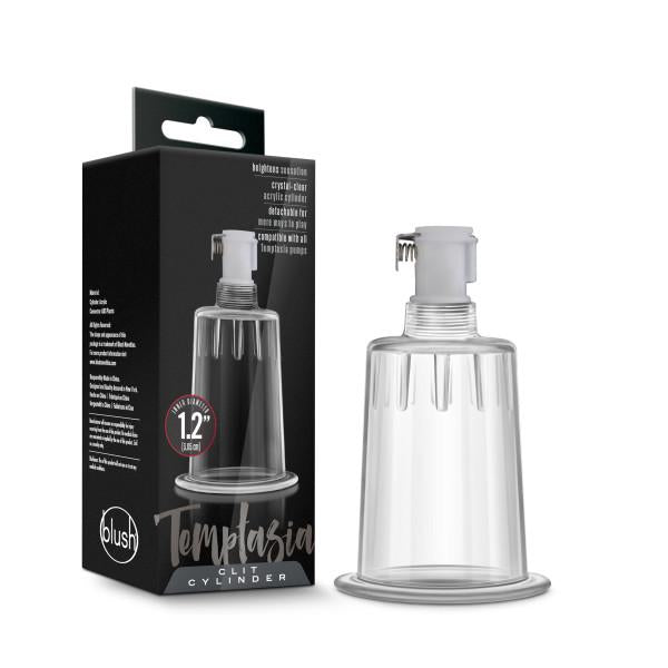 Temptasia Clit Cylinder 1.2in Diameter Clear