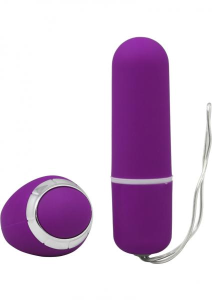Power Ring Remote Mini Slim Bullet Waterproof 2.5 Inch Purple