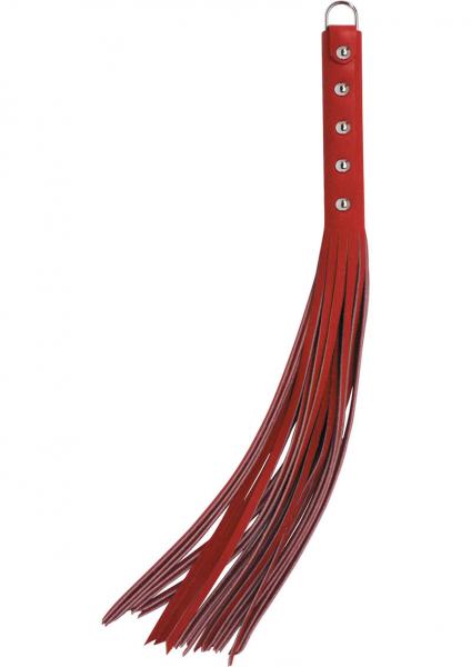 Red 20in Strap Whip