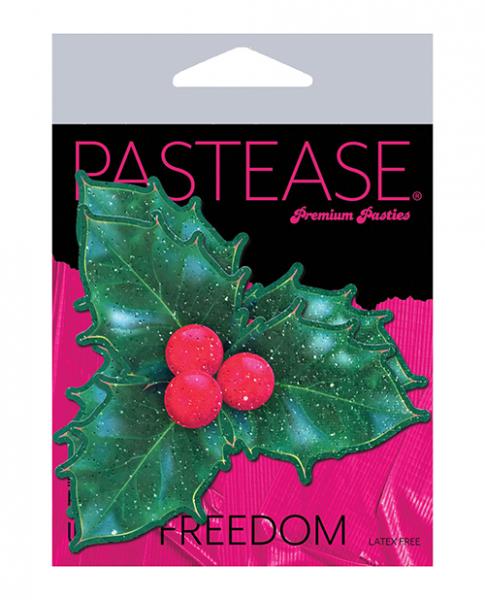 Pastease Xmas Winter Holly W/ Red Berries